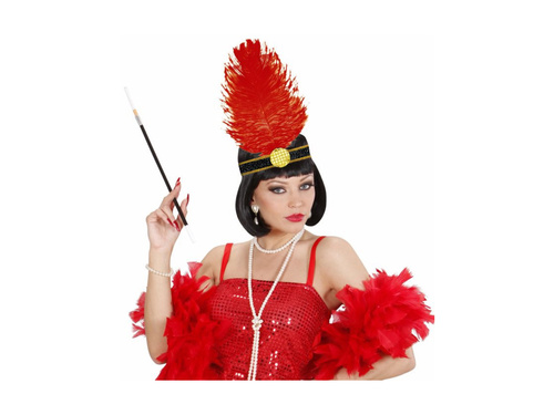 Opaska Charleston z piórem - 3 wzory