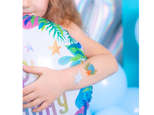 Tatuaże zmywalne Ocean - 21 szt.