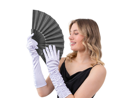 Wachlarz czarny - 40 x 23 x 2 cm - 1 szt.