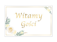 Plakat Weselny - 90x60 cm