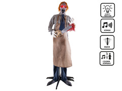 Dekoracja stojąca Zombie z Piłą Mechaniczną - 1 szt.