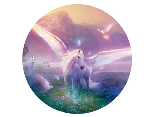 Dekoracyjny opłatek tortowy Jednorożec - 20 cm