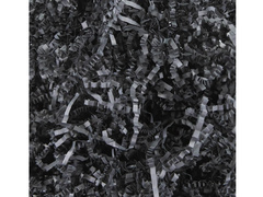 Wypełniacz do prezentów karbowany - czarny - 50 g