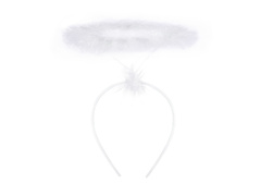 Opaska aureolka biała - 1 szt.