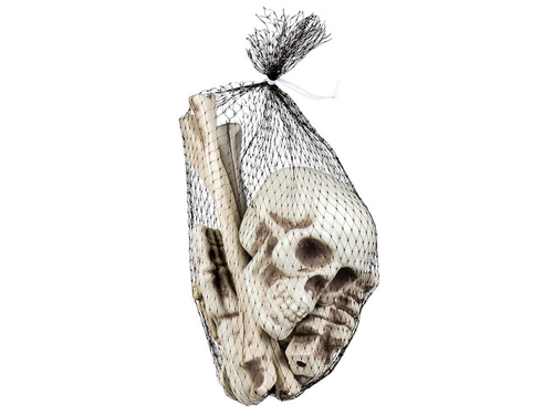 Zestaw kości z czaszką - 12 szt.