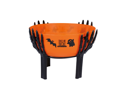 Miska na słodycze z podstawką na Halloween - 26 x 18 cm - 1 szt.