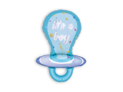 Balon foliowy Smoczek - It's a Boy - 58x97 cm - 1 szt.