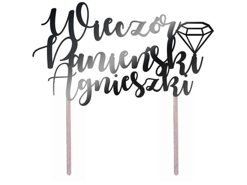 Topper na tort Wieczór Panieński personalizowany - 20 cm