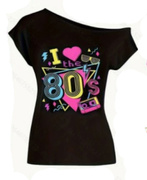 Koszulka czarna - Disco lata 80-te