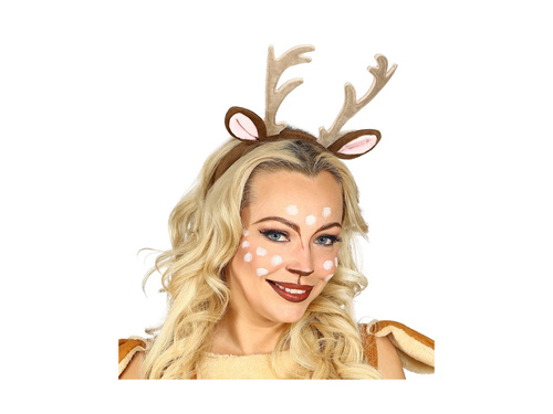 Opaska na głowę rogi renifera