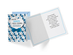 Kartka z kopertą na Dzień Dziadka - 1 szt.