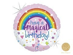 Balon foliowy Tęcza - 46 cm - 1 szt.