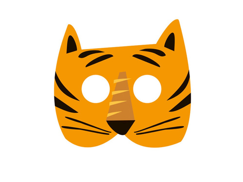 Maski z zestawu Safari - 8 szt.