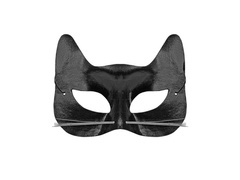 Maska karnawałowa Kot czarny - 1 szt.