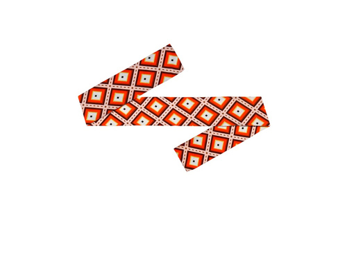 Opaska na głowę hipisowa Groovy Rhombus lata 70.