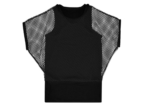 Koszulka kabaretka czarna dla kobiety - 1 szt.