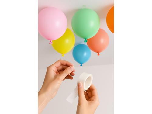 Dwustronne kropki klejowe na rolce - 1 rolka - 100 kropek