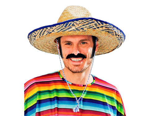 Bokobrody czarne Elvis - 1 para