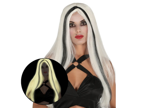 Peruka blond świecąca w ciemności