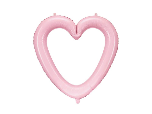Balon foliowy serce ramka do zdjęć - 73 x 72 cm