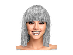 Srebrna peruka Glitzy