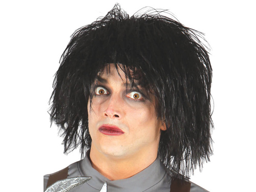 Czarna peruka - 1 szt.