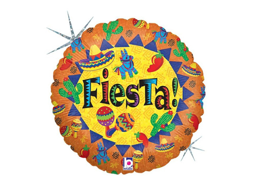 Balon foliowy Fiesta - 46 cm - 1 szt.