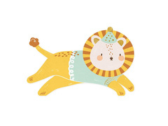 Serwetki urodzinowe Lew - 16 x 10 cm - 20 szt.