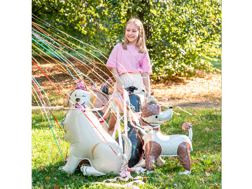 Balon foliowy stojący Pies Golden - 76x92 cm - 1 szt.