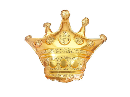 Balon foliowy Korona - 76 cm - 1 szt.