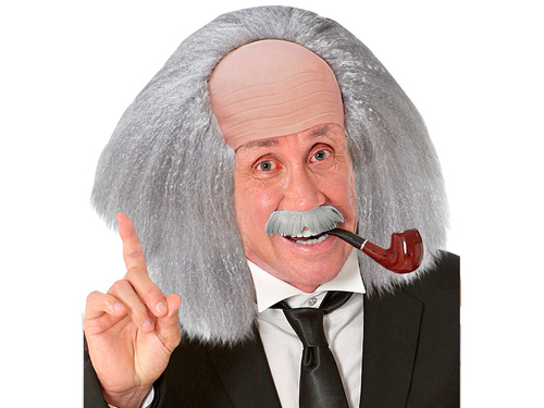 Peruka Naukowiec - 1 szt.