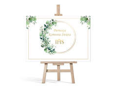 Plakat komunijny - I Komunia Święta - 68x48 cm