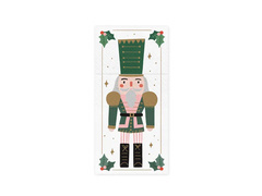 Papierowe kieszonki na sztućce Dziadek do orzechów - 6 szt.