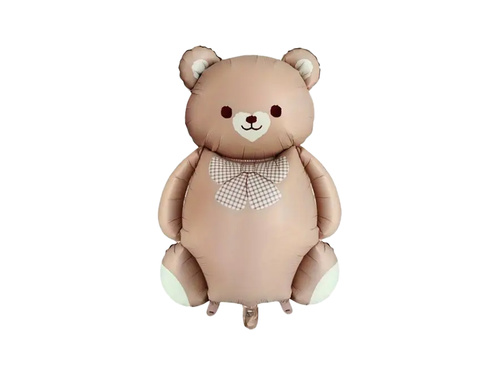 Balon foliowy Miś brązowy - 65 x 90 cm - 1 szt.