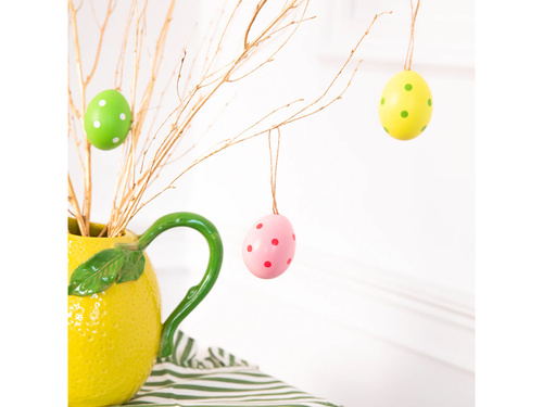 Dekoracja wisząca pisanki - 6 szt.