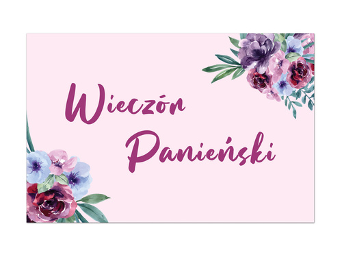 Plakat na wieczór panieński - 90x60 cm