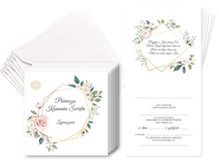 Zaproszenia na I Komunię Świętą - 6 szt.