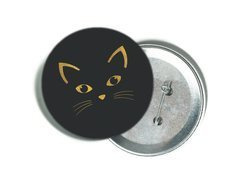 Przypinka Złoty kotek - 1 szt.