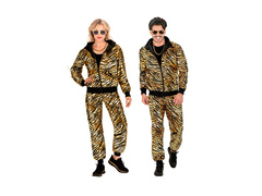 Strój imprezowy - złoty metaliczny zebra (dres)