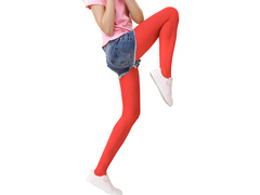 Rajstopy dziecięce - czerwone - 1 para