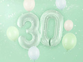 Balon foliowy zielony cyfra 3 - 72 cm - 1 szt.