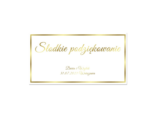 Naklejki personalizowane na pudełka na ciasto - 30 szt.