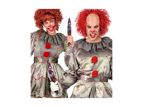 Nóż zabawkowy klauna z horroru - 31 cm