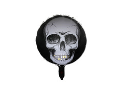Balon foliowy Czaszka - 45 cm - 1 szt.