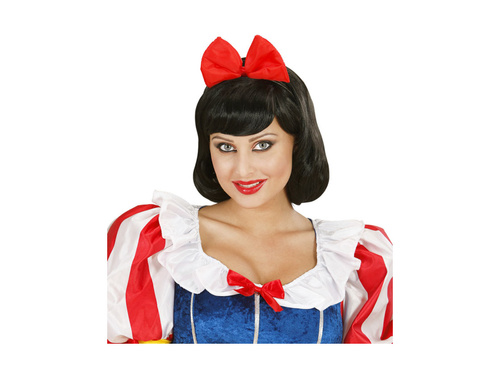 Ozdoba na głowę z czerwoną kokardą