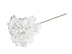 Sztuczna hortensja biała - 60 cm - 1 szt.