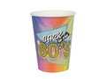 Kubeczki papierowe 80's lata 80-te -  250 ml - 10 szt.