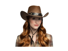 Kapelusz kowbojski Wyatt brązowy