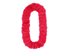 Naszyjnik hawajski ciemnoróżowy - 1 szt.