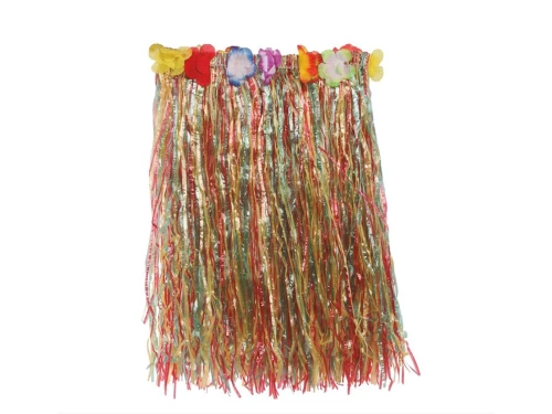 Spódniczka hawajska krótka wielokolorowa - 1 szt.